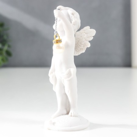Polystone souvenir "Snowthrough angel with pearl" MIX 10.5x4.2x4.5 cm-3