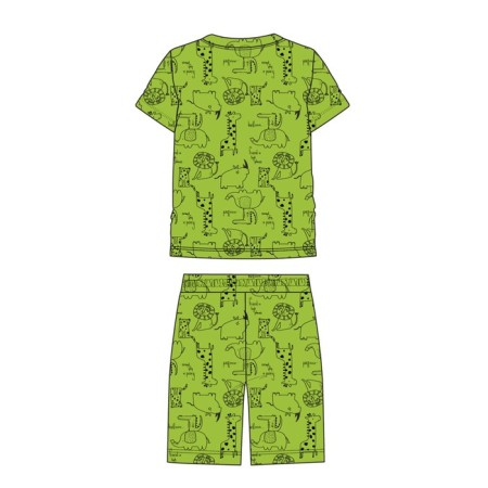 Pajama for the boy PlayTode: T -shirt and shorts, height 110 cm-5
