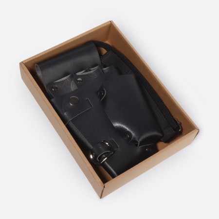 Bag for the master, 23 × 12 cm, belt length 119 cm, black color-6