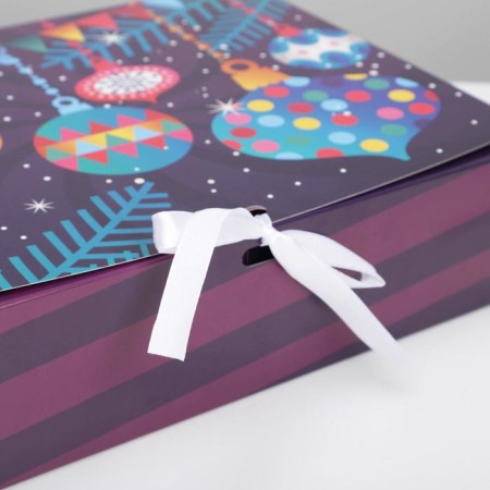 Dvil -sided folding box “Shine in the New Year”, 31 x 24.5 x 9 cm, New Year-5