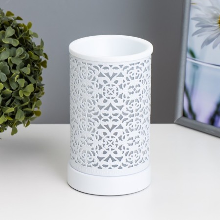 Aromarinet "White Patterns" 1x25W E14 11x11x17 cm Risalux-1