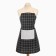 The apron is saving and I am a cage. Black, 56*70 ± 4cm, 100% HL, mobble