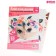 Applications with geometric stickers "Flower kitty" 21x29.7cm