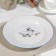Porcelain plate "geese", d = 20 cm, mix