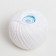 Knitting threads "Snowflake" 230m/25g 100% cotton (0101 white color)