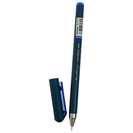 Ballpoint handle Berlingo Ultra X2, 0.7 mm, needle rod, blue-3