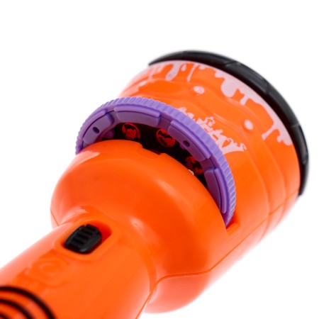 Projector-Funder "terrible stories", light, color orange-4