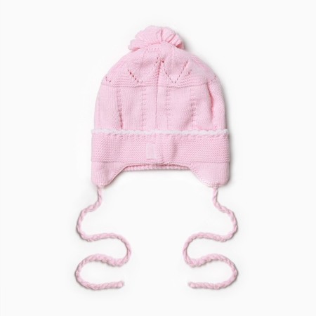 Children's hat, pink color, size 38-40-2