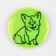 The reflective icon "Corgi", d = 5.8 cm, color mix