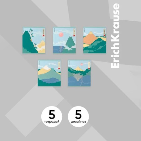 Notebook of 48 sheets in the Erichkrause Ceal "Find a cat", matte lamination, cover coated cardboard, offset unit, mix-8