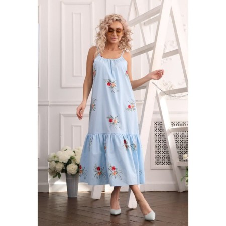 Women's dress, size 52, blue color