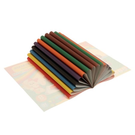 Color A4 paper, 16 sheets, 8 colors "Bear and his friends", newspaper, on the bracket-3