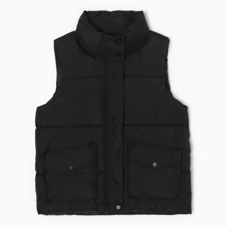 Women's vest with collar Mist, p. 48, black-6