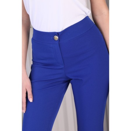 Female trousers, size 42, blue color-6