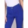 Female trousers, size 42, blue color