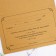 Wedding invitation (gold color), 17 x 11 cm.