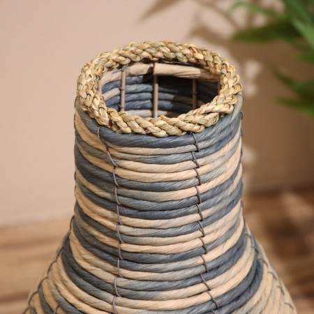 Vase wicker, floor 24x24x60 cm-1
