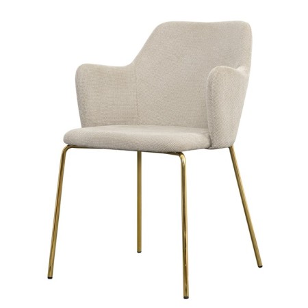 Dwight chair, 510 × 550 × 860 mm, textured Shenill, color light-1