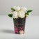 A glass for the flowers Only for You, Black, 350 ml