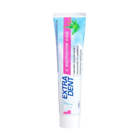 Aloe Extra Dent toothpaste, tube, without pencil case, 170 gr
