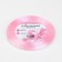 A satin ribbon "Silver threads", 6 mm × 23 ± 1 m, pink color No. 004
