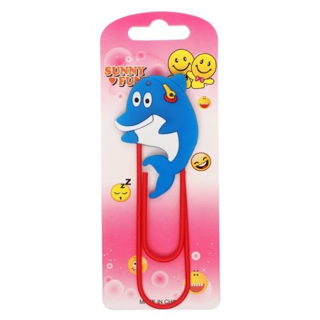The bookmark is large, 11 cm, "dolphin", mix-5