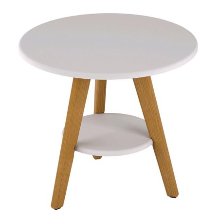 Journal table "HOG", 550 × 550 × 500 mm, white color-1