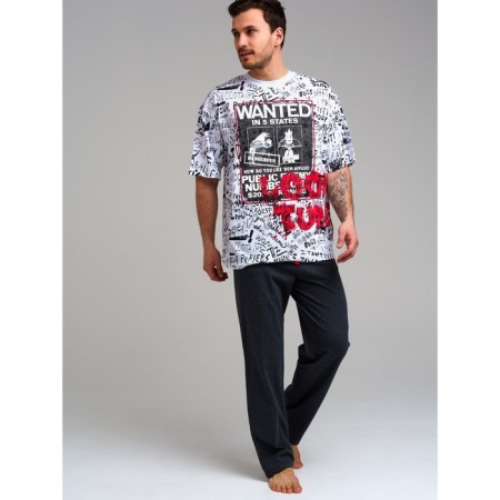 Pajama for men PlayTode: T -shirt and trousers, XXL size