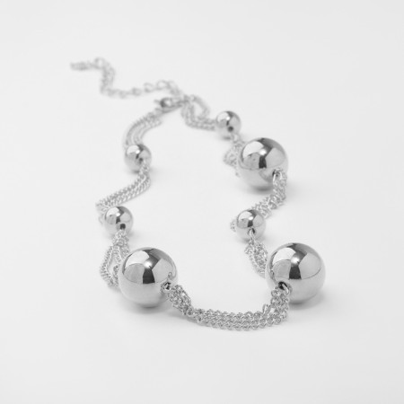 Beads "Vanguard" Halos, color silver, 40cm