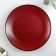 Board ceramic dining shade "Vanilla", d = 27 cm, burgundy color