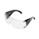 Protective tundra glasses, with polycarbonate lenses, transparent, black stuff