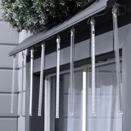 Garland "Icharks" 2.5 × 0.3 m, IP65, transparent thread, 192 LED, warm glow with a drain effect, 12 V effect-1