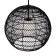 Suspension lamp Maytoni Mod204PL-01B, 1xG9, 28W, 40x40x358 cm, black color