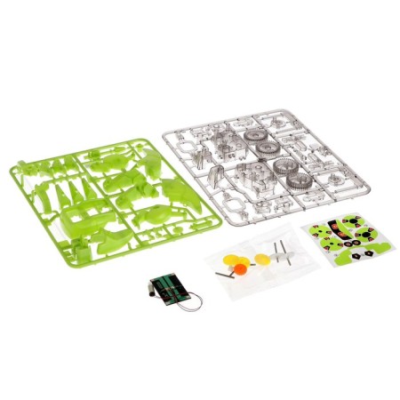 Electronic designer of Euryk, 4 types: robot, beetle, dinosaur, drilling machine, on a sunny battery-2