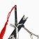 Souvenir weapon suspended mini "anime sword", keychain, 21 cm, black