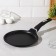 Pancakes “Prestige”, D = 22 cm, plastic handle, anti -stick coating, black color