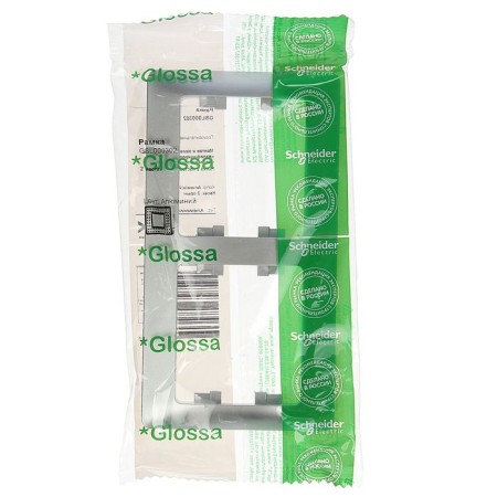 Frame "Glossa" Sche GSL000302, double, horizontal, aluminum color-2