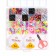 A set for creating jewelry with a Russian alphabet, 24 types of beads, 2 fishing lines, scissors