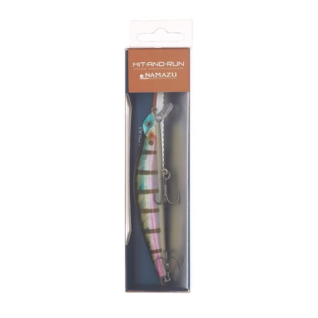 Namazu Hit-And-Run Wobbler, 10.5 cm, 14.5 g, mine, floating (0.5-1 m), color 6-1