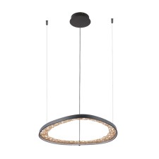Suspended chandelier Arte Lamp Cinta A1847SP-36BK, LED, 36 W, 65x42x5 cm, 1800 lm, black