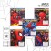 Notebook in a cage 12 sheets, 5 types of mix, cover coated cardboard, spider-man