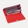 Women's wallet on magnet, red color