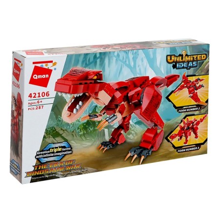 Designer "Dinosaur", 3 in 1, 287 details-1
