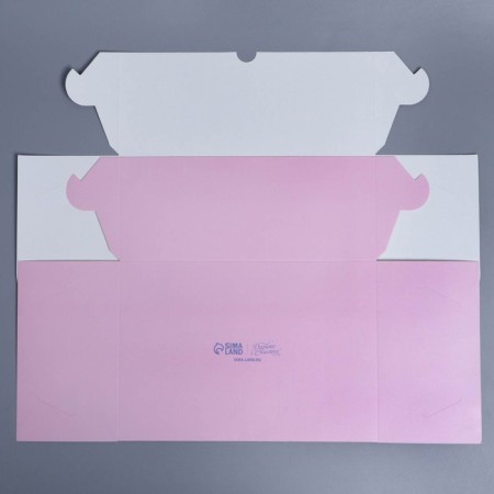 Box for cupcakes, confectionery packaging with a window, 6 cells of "delicious mood", 25 x 17 x 10 cm-4