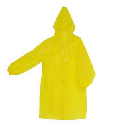 Children's raincoat with reflective elements, yellow color (120-160 cm)-2
