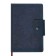 The diary is notathered, A5, 140l, cage, region, on the button, blue