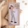 Wooden envelope "On the wedding day!" Young couple, 16 x 8 cm