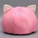 Animal house "cat" 36x35 cm, pink