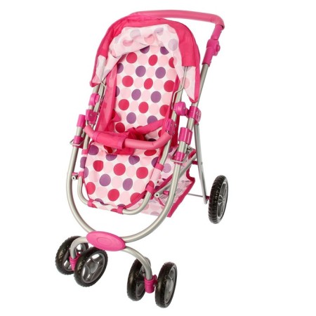 Stroller for dolls Winter-summer 2 in 1, regulates a pen, a metal frame-4