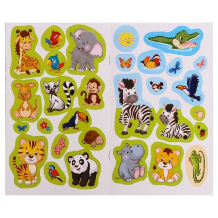 Book with stickers "Zoo"-4